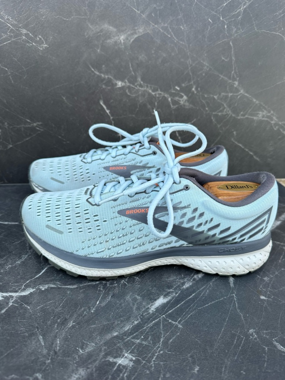 Brooks Women's Light Blue Ghost Running Shoes size 9 - Picture 3 of 7